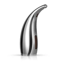 สำหรับห้องน้ำห้องครัว 300 มล. เครื่องจ่ายสบู่อัตโนมัติ IR แบบไม่ต้องสัมผัส เครื่องจ่ายสบู่เหลว โลชั่น เจล แชมพู 1