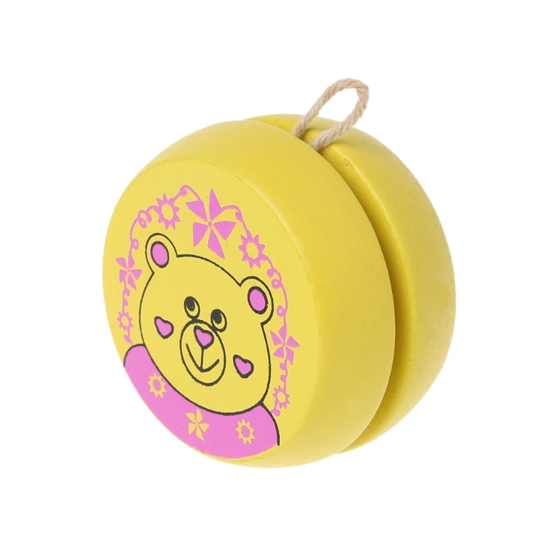 24BE Professional Yo Yo Trick Ball Wooden Yo yos Toy for Toddlers