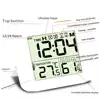 Waterproof Digital Bathroom Clock Shower Timer With Alarm Clocks For Cooking Shower Makeup Timer Function New Backlight Clocks 2