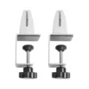 2pcs Office Desk Partition Clip  Adjustable Screen Fixed Clip Glass Clamp Desktop Bulkhead Furniture Fixture Clamps Hardware 4