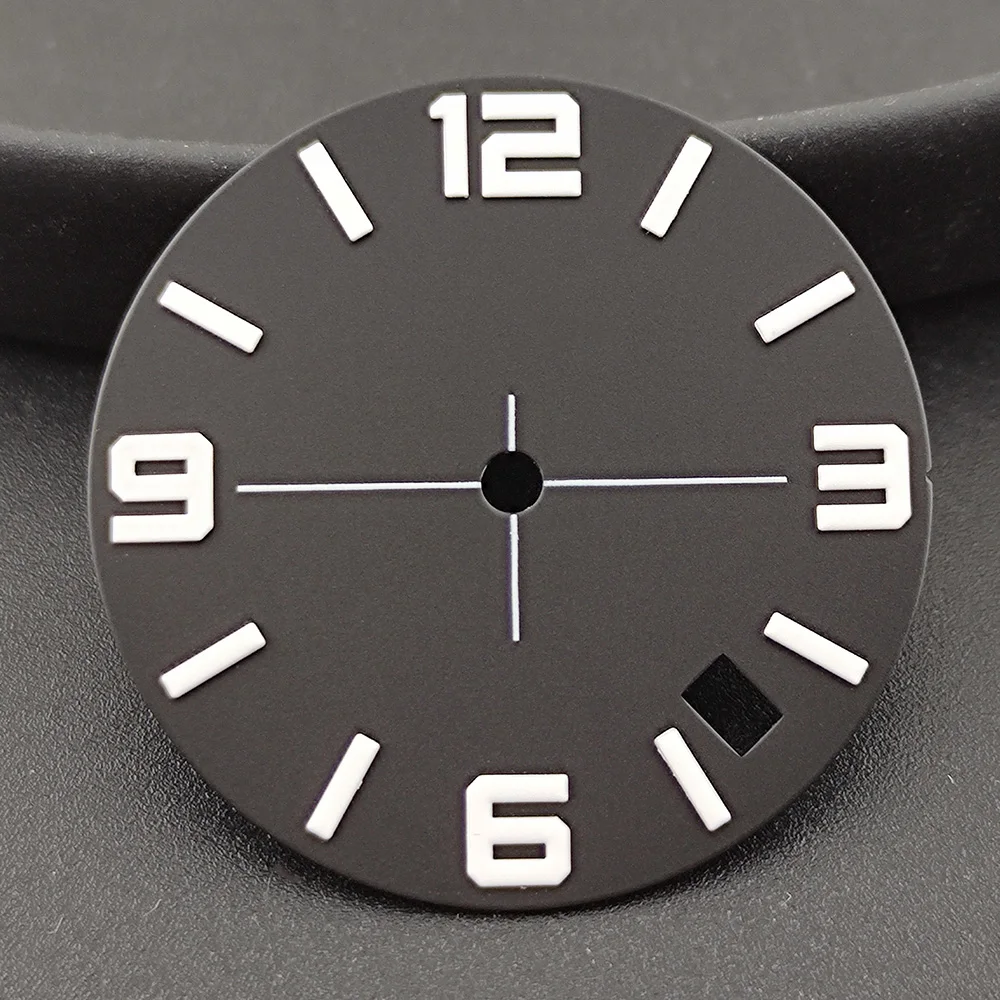Verde Luminous Face Inserir Peças para Relógio Movimento Assista 28.5 mm Dial Nh35 Nh36 - Image 4