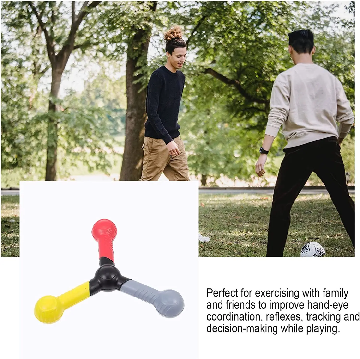 Description Picture 4 of itemReactive Catch Trainer For Improving Hand-Eye Coordination & Speed  Reaction Speed Training Stick Baseball Boxing Reflex