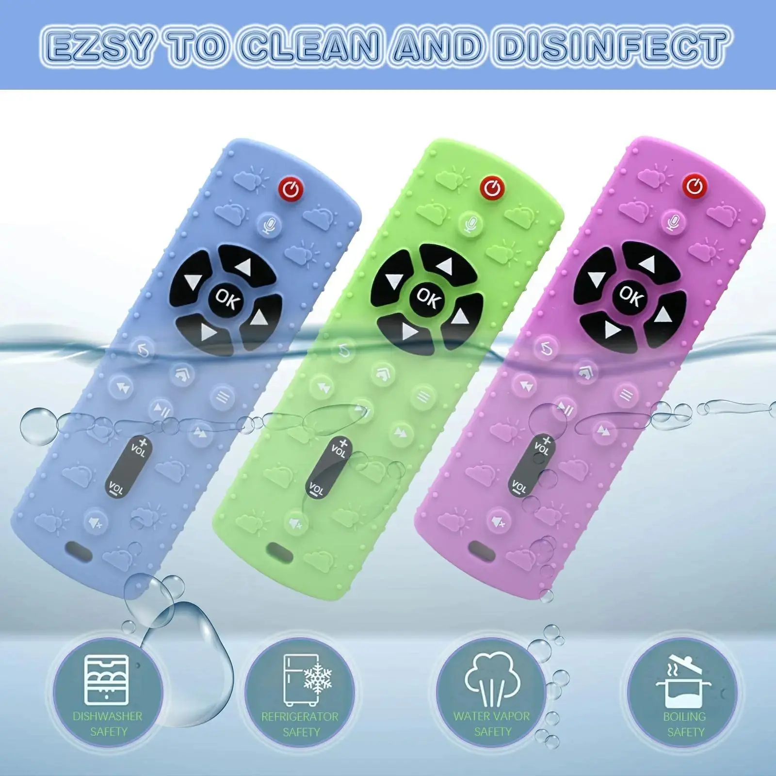 Silicone Baby Toys TV Remote Control Shape Teether Toy BPA Free Silicone Teething Chewing Toy Sensory Baby Accessories 1PC silicone teething toys