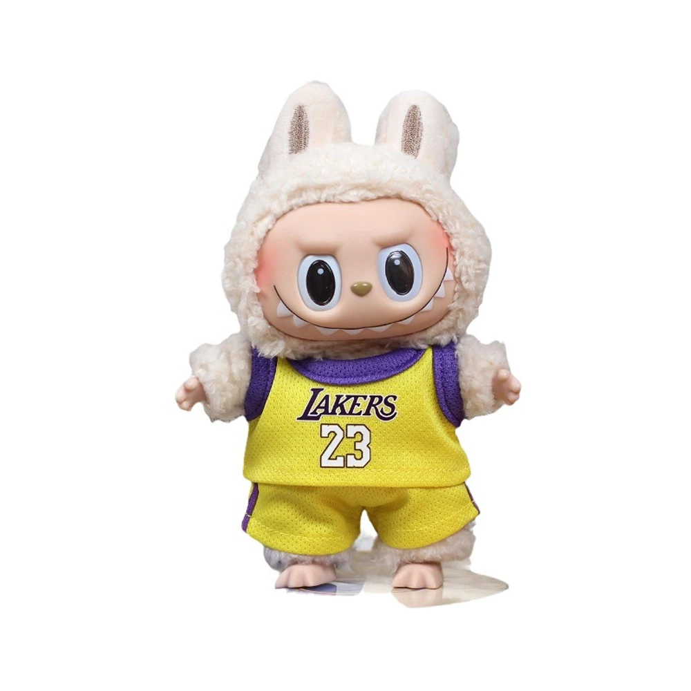 Doll Clothes 17cm Mini Labubu Doll's Clothes Outfit Accessories Basketball Playe Clothing Labubu Idol V2 Idol Athlete Clothing Gift