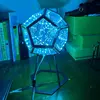Dodecahedron-Colorful Atmosphere Night Light, Creative Cool InfiniteLoop, E-sports, 4-Dimensional Space 4