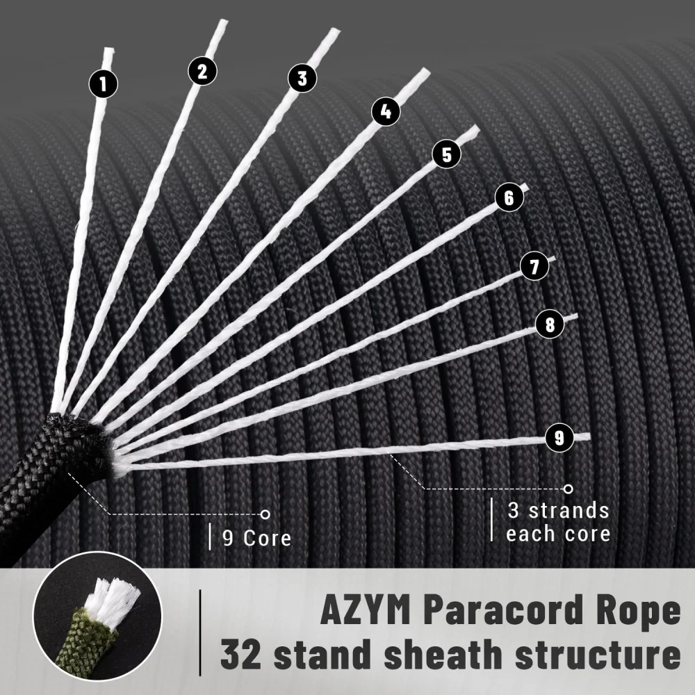 650LB Tactical Paracord Rope 4