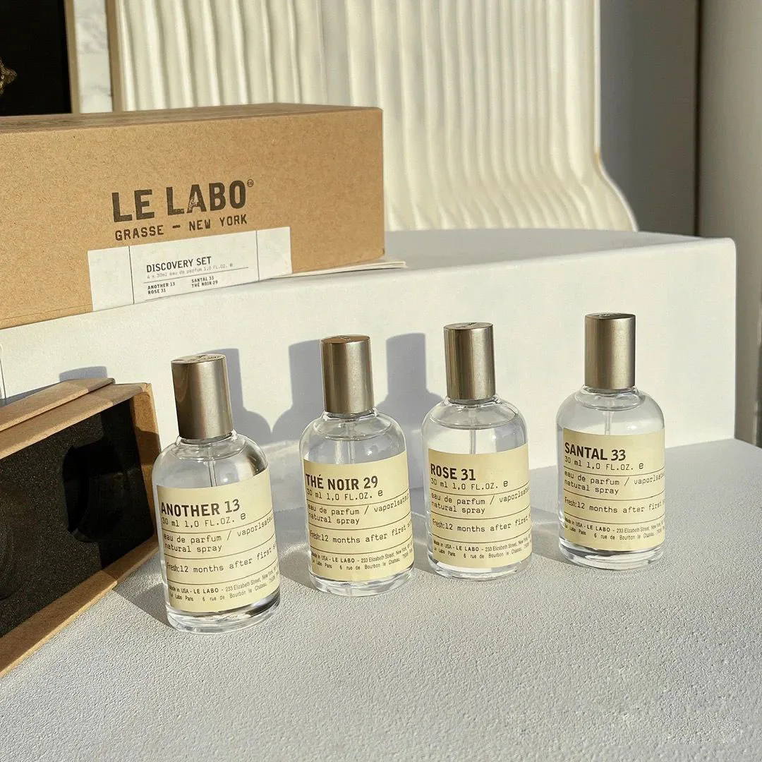 Brand Perfume For Man Women Perfumes FragranceLong Lasting Taste Smell By  LE-LABO 4pcs SET 30 ML