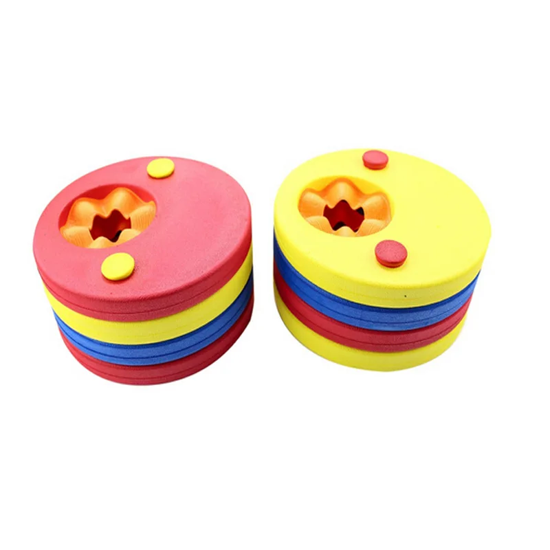 Kids Swim Discs Arm Bands Floating Sleeves Inflatable Pool Float Board Swimming Exercises Circles Rings