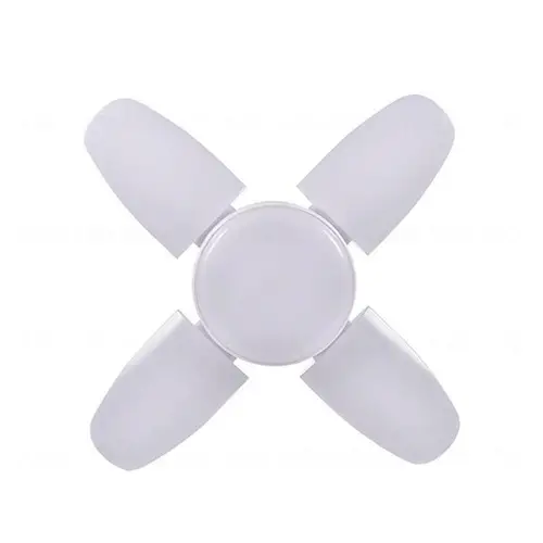 LED 전구 팬 블레이드 타이밍 램프 E27 28W 60W 접이식 Led 전구 램프, 가정용 천장 조명 리모콘 220V 110V 7