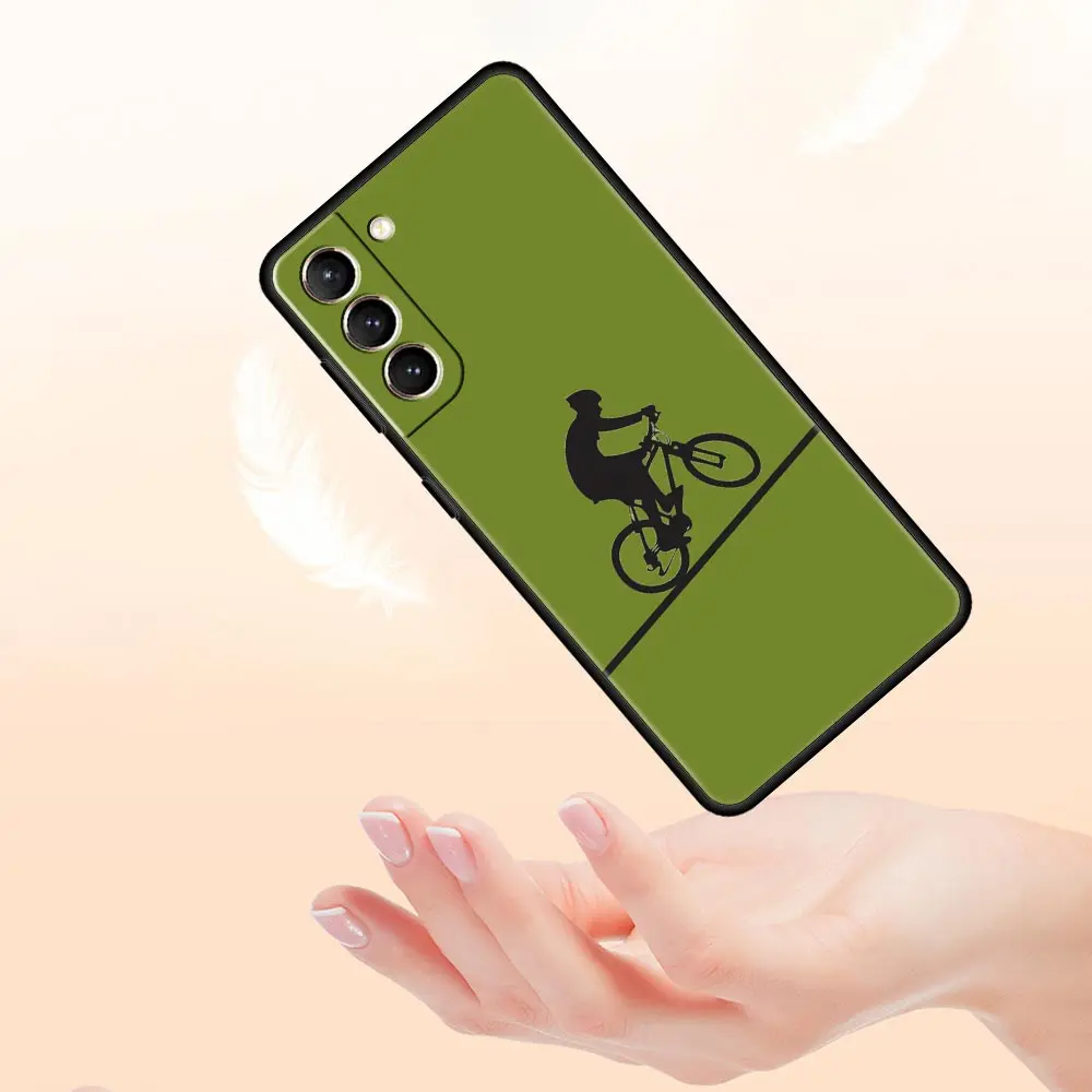 Adventure-Ready Mountain Bike Soft Silicone Phone Case