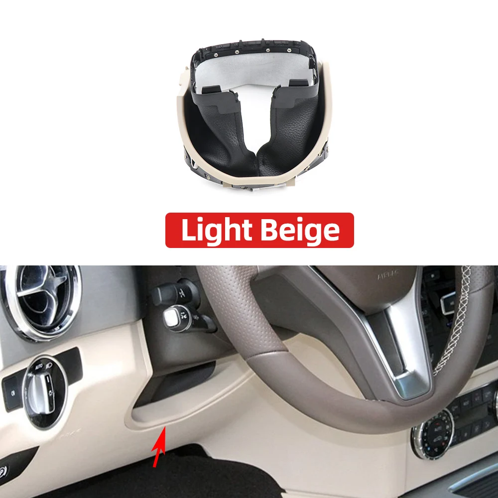 Copertura Antipolvere Per Volante Mercedes X204 GLK300 – 2008-2015, In Plastica E PU, Nero