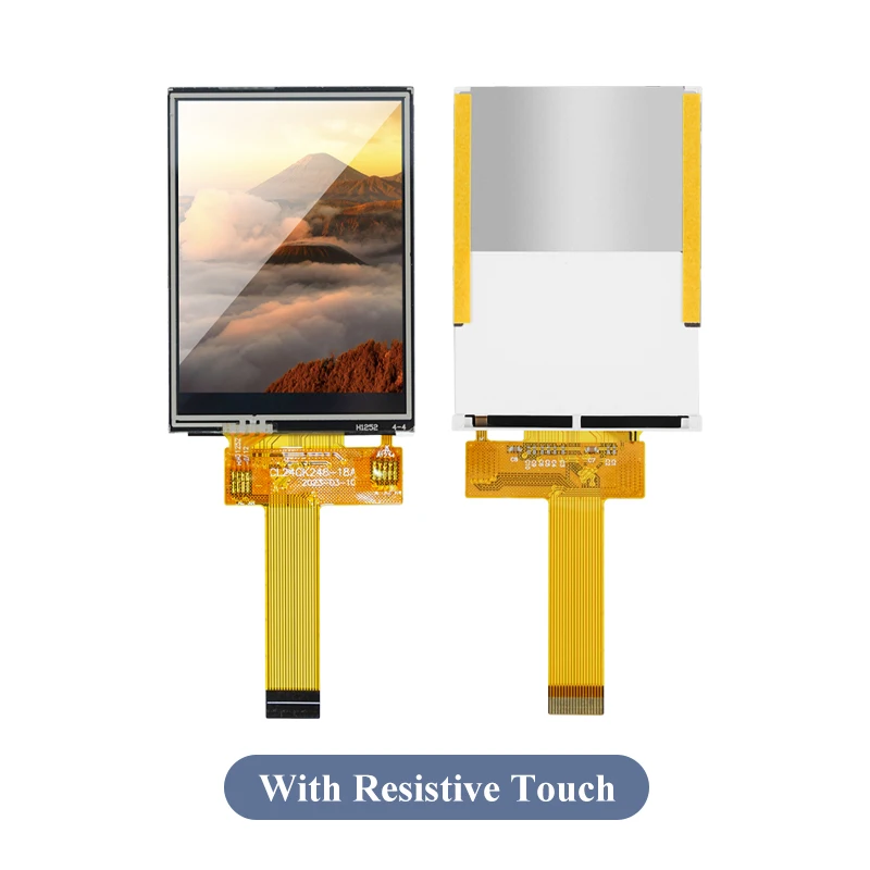 Lcd display module display module led display touchscreen display 2.4 inch TFT LCD screen IPS full angle capacitive touch plug-in standard 18PIN SPI serial port driver chip ST7789V/ILI9341
