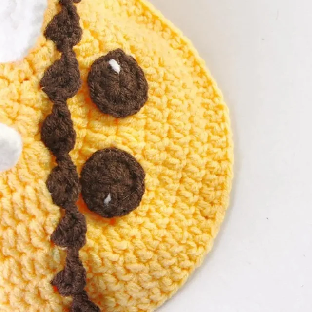Cute Handmade Turtle Sweater Warm Decorative Turtle Cosplay Costume Bee Shape Knitted Pet Tortoise Clothes Cosplay Event 5