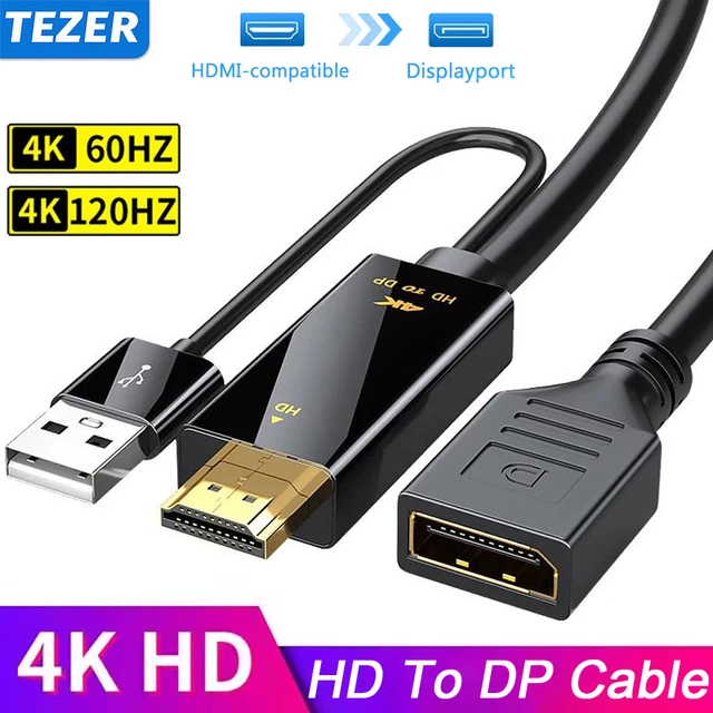 Hdmi Male Display Port Female Adapter  Hdmi Display Port Converter Cable -  Audio & Video Cables - Aliexpress
