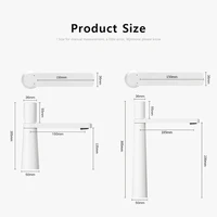 Modern Basin Faucet Brushed Gold Brass Bathroom Mixer Faucet Grey Washbasin Faucet Single Handle Single Hole Wash Sink Water Tap 6