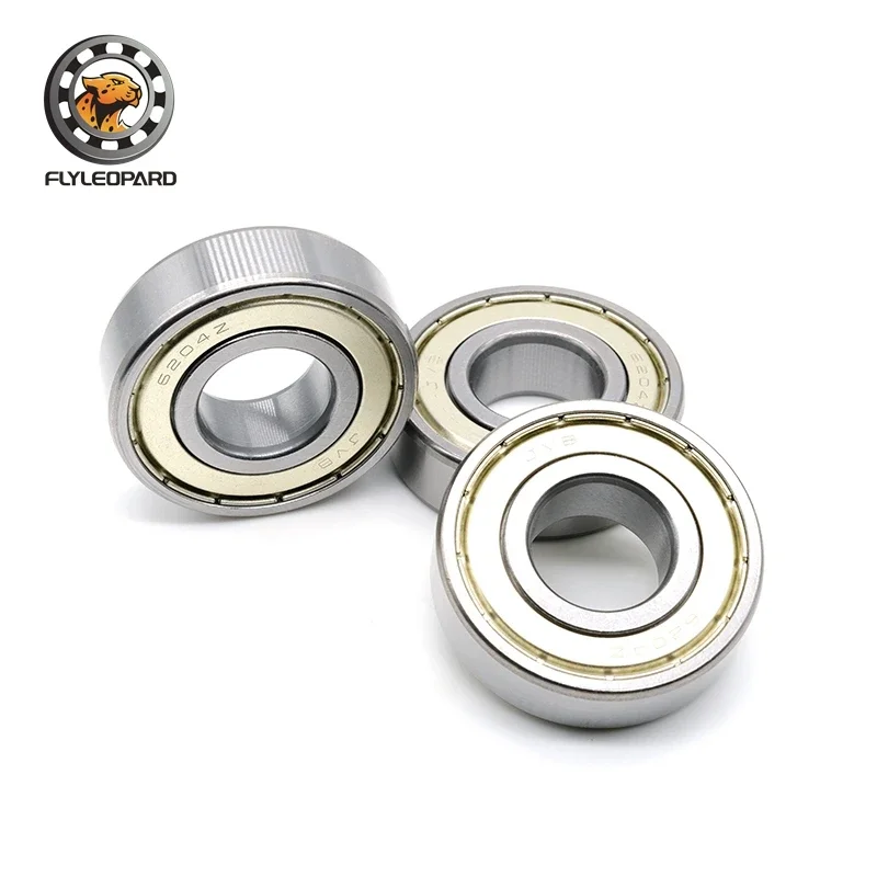 1Pcs Bearing 6204ZZ Deep Groove Ball Bearings ABEC-7 20x47x14 mm Metal Sealed Bearing Carbon Steel