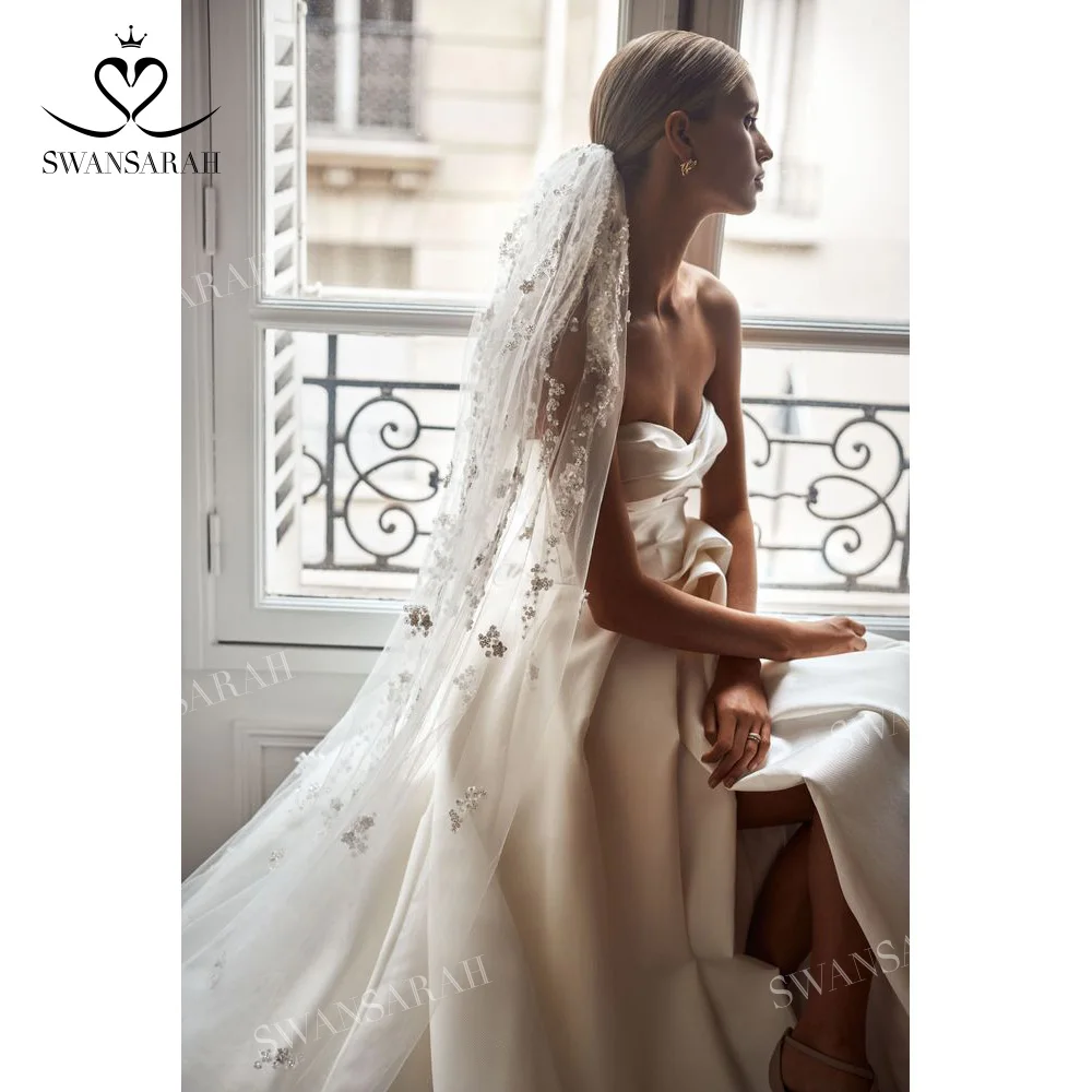 chinese dress ladies Off The Shoulder A-Line Princess Wedding Dress with Beading WD215 US10 / Custom Color main image 1