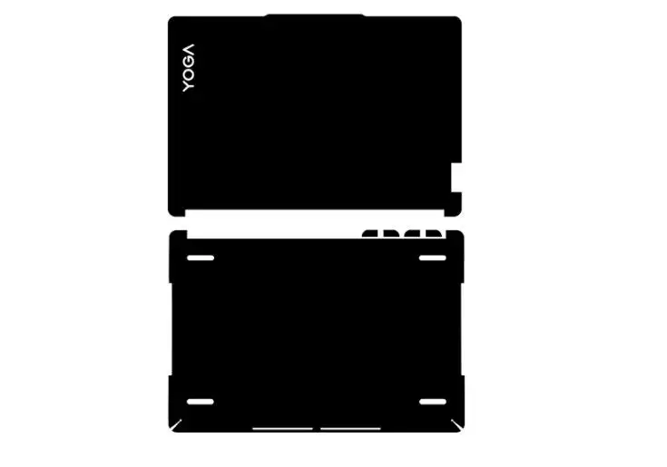 Personalizza Le Dimensioni 1 Pz Top + 1 Pz Pelle Inferiore Adesivi In Vinile Pretagliato Custodia Protettiva Per Il 2023 Lenovo Yoga Book 9I 13.3"