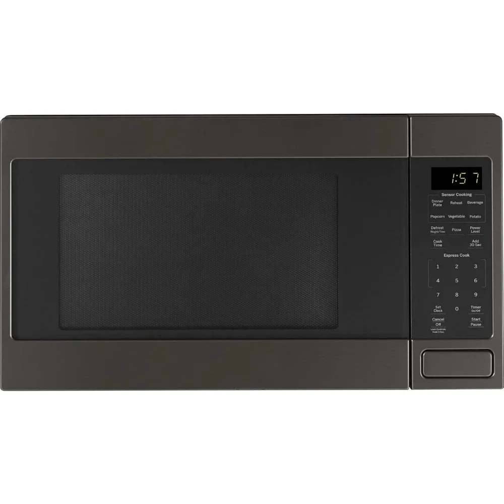 Microwave Oven,1,150-watt 8 Auto Cooking Settings, Kitchen Essentials for The Countertop,Dorm Room or Apartment,Black Stainless 5