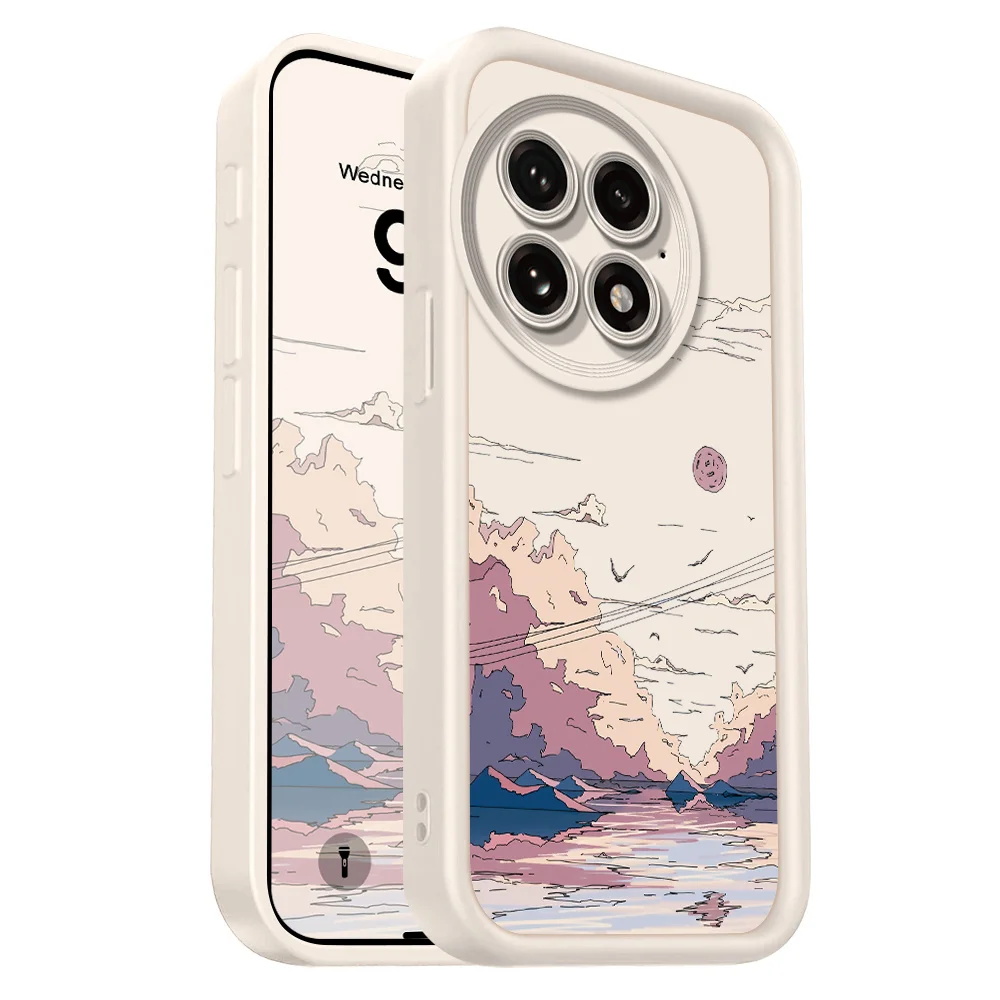 Misty River Staircase Soft Phone Case Cover