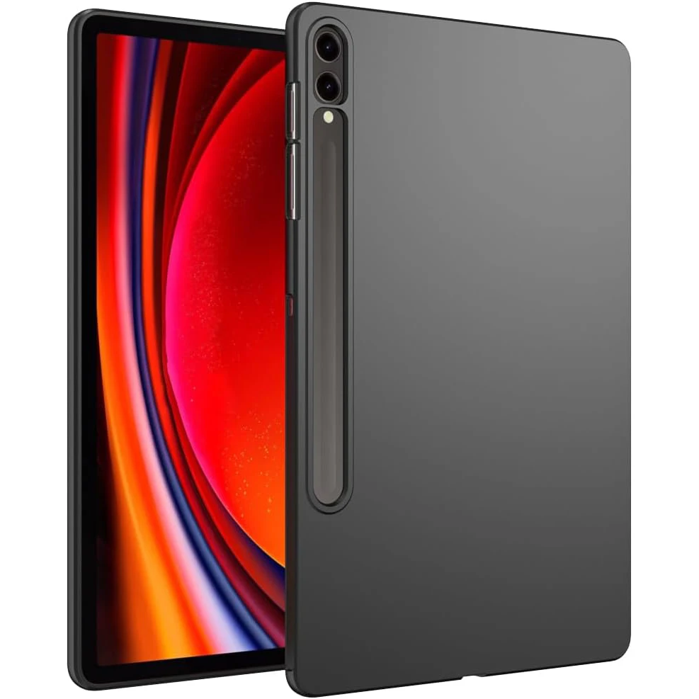 Silicone Flexível Tpu Preto Escudo Protetor Estojo Macio Tampa Traseira Samsung Galaxy Tab s9 a9 s7 fe s8 s9 Plus Ultra 124 2023