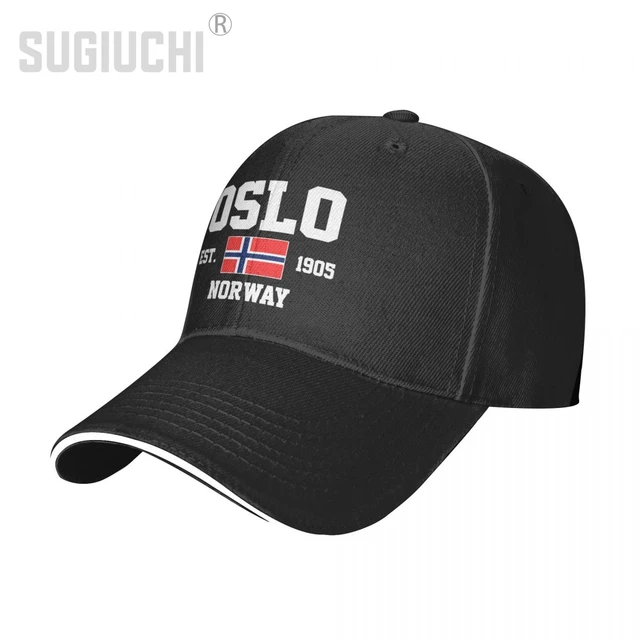 Baseball Cap Norway EST.1905 Oslo Capital Men Women Unisex Hip Hop Sandwich  Caps Snapback Golf Hat Fishing