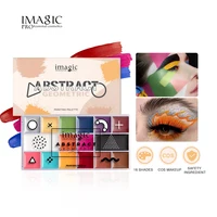 Imagi 16 Colors Face Paint Professional Abstract Palette For Kid Halloween/Art Party Fancy Makeup 1