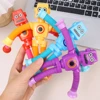 Variable Fun Cartoon Robot Telescopic Tube Toys Kids Puzzle Stretch Suction Cup Robot Toy DIY Telescopic Stress Relief Toys 6