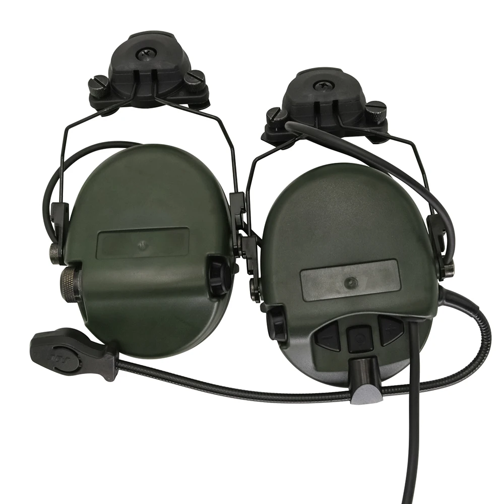 Electronic Earmuff Military Airsoft Headset Stand Adapter for MSA SORIDN Tactical Headphone for Team Wendy EXFIL Serie Helmet Ra