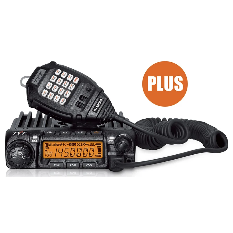 TYT TH9000D Plus Mobile Radio 50W VHF / UHF Single Band Noise Cancellation Scrambler Car Truck Driving Travel Wireless Intercom