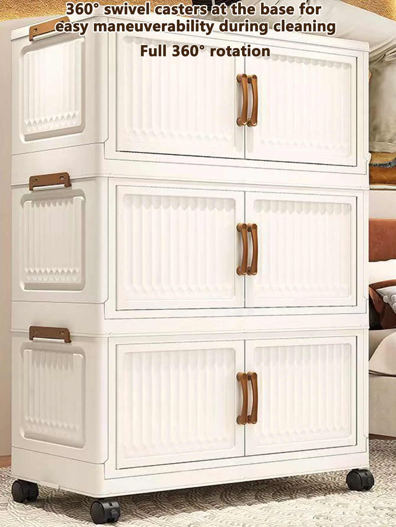 Extra-Large Folding Storage Cabinet Organizer Box 5