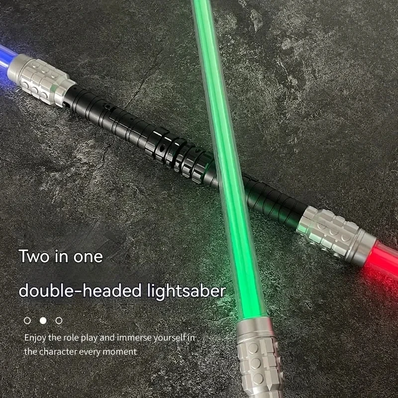 Laser Sword Star Retractable Lightsaber for Kids with Sound&Light, Parent-Child Interactive Toy Red Blue Green Glow Stick Sword