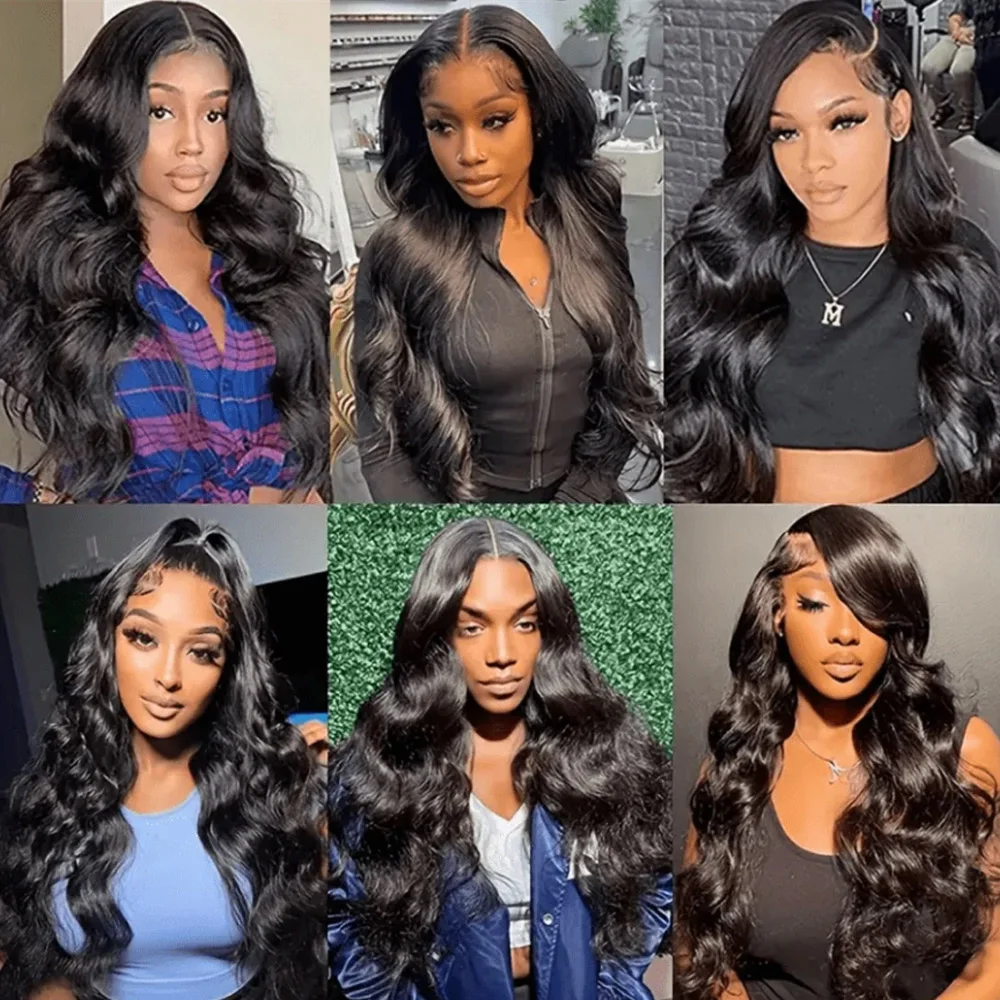 13x4 Lace Front Wigs Human Hair Pre Plucked Wigs for Black Women Short Glueless Wig Body Wave Lace Front Human Hair Wig 20 Inch