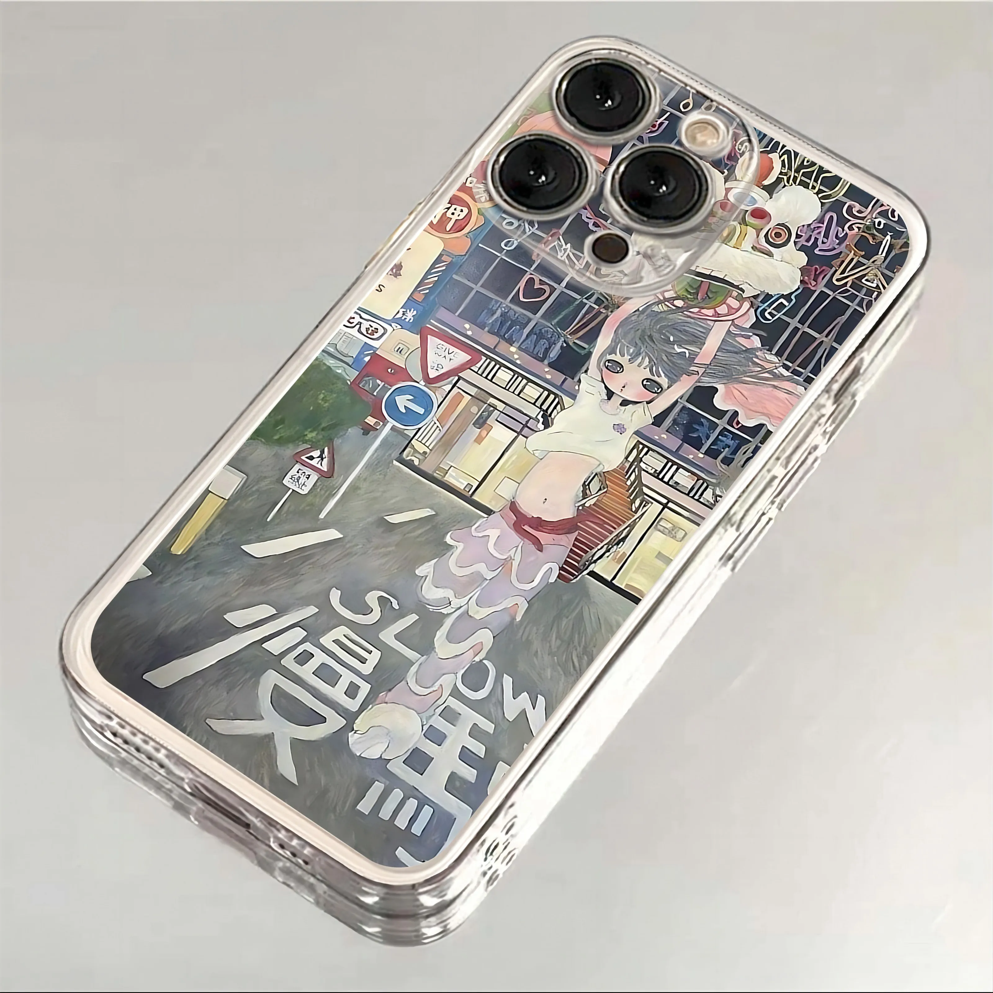 Aya Takano Luxury Transparent Phone Case Cover