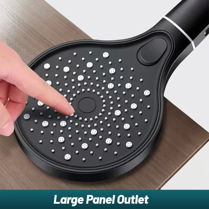 New 3 Modes Shower Head High Pressure with Filters for Hard Water Soft Hair Care Body Handheld Showerhead Bathroom Accessories 3