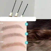 1PC Waterproof Double-Ended Eyebrow Pencil Ultra Fine Eyebrow Pencil Sweat-proof Long Lasting Professional Eye Makeup Cosmetics 6