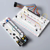 400 Points Breadboard 830 points Breadboard MB-102 Solderless PCB test Board 400 Hole Breadboard MB102 Test Develop DIY 5