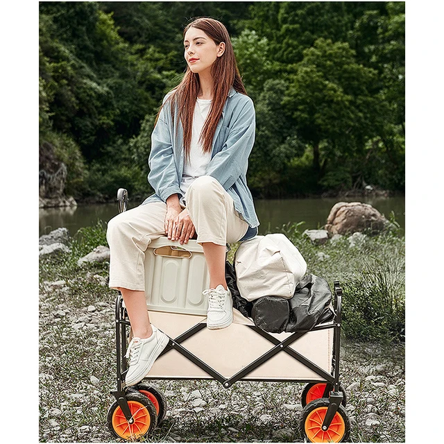 Kültéri Kocsi Nagy Kapacitású Kemping Autós Hordozható Lakóautó Összecsukható Pótkocsi Felszerelés Bbq - Image 3