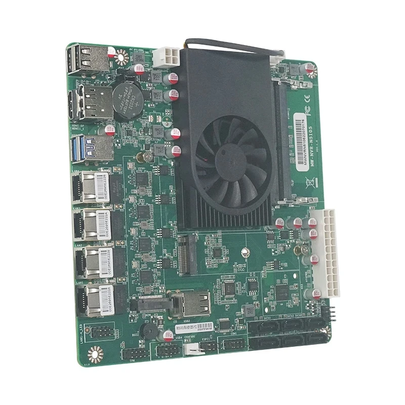 Topton N5105 NAS MOBO Mini ITX Industrial Motherboard 17x17CM Soft Routing Intel i226-V B3 2.5Gbps 4*LAN 2*M.2 NVMe 6*SATA3.0 5