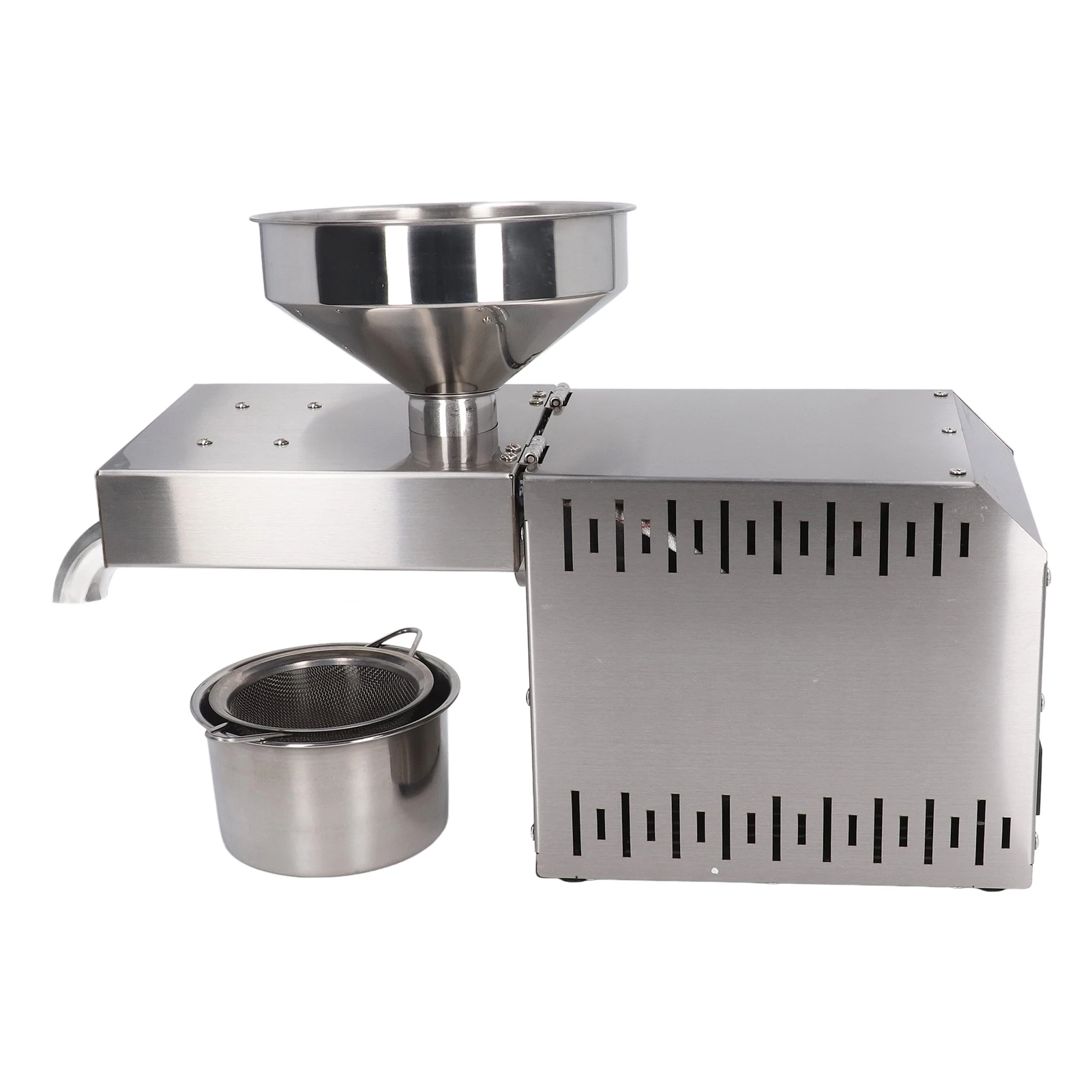 Stainless Steel Mini Oil Press Machine Automatic Nut Seeds Oil Press Extractor Cold Hot Presser Machine