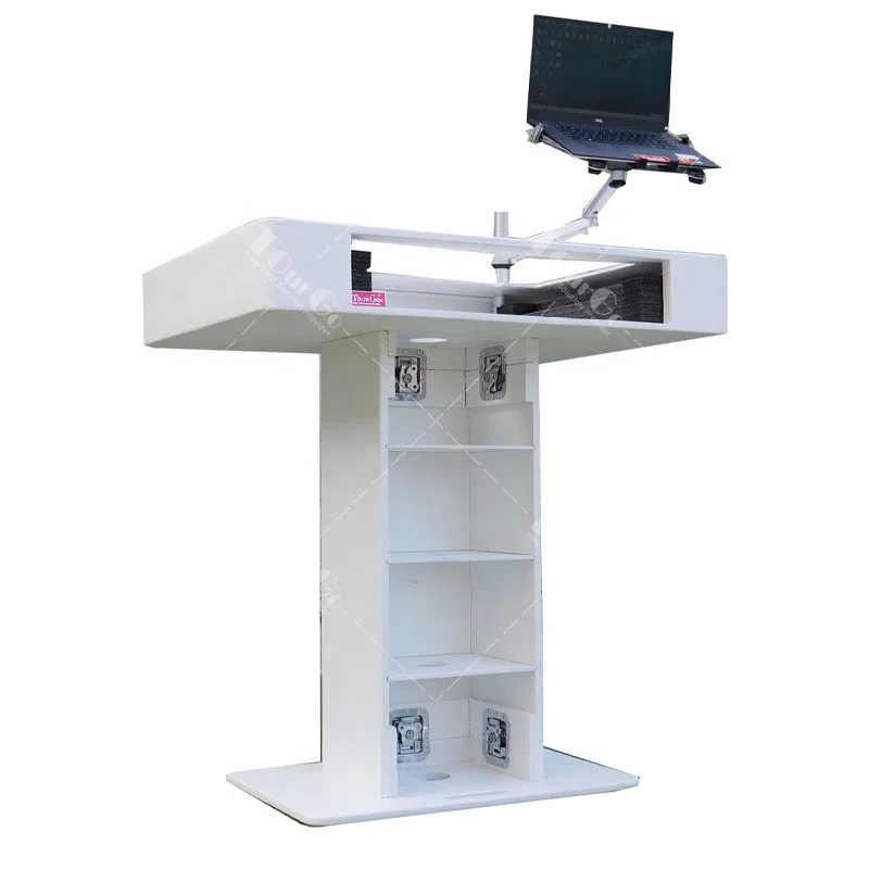 Pioneer Xdj Xz Ddj 1000 Sx-3 Srt Rane One Rane Four Black White Dj Control Tower Dj Stand W Laptop Stand Tool Flight Case