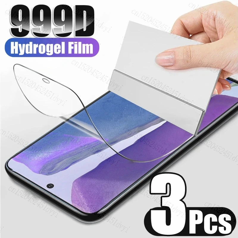 

3PCS Hydrogel Film For Xiaomi Redmi Note 11 12 Pro Plus 5G 9S 10S 11S Screen Protector For Redmi Note 10 9 8 Pro 10C 9A 8