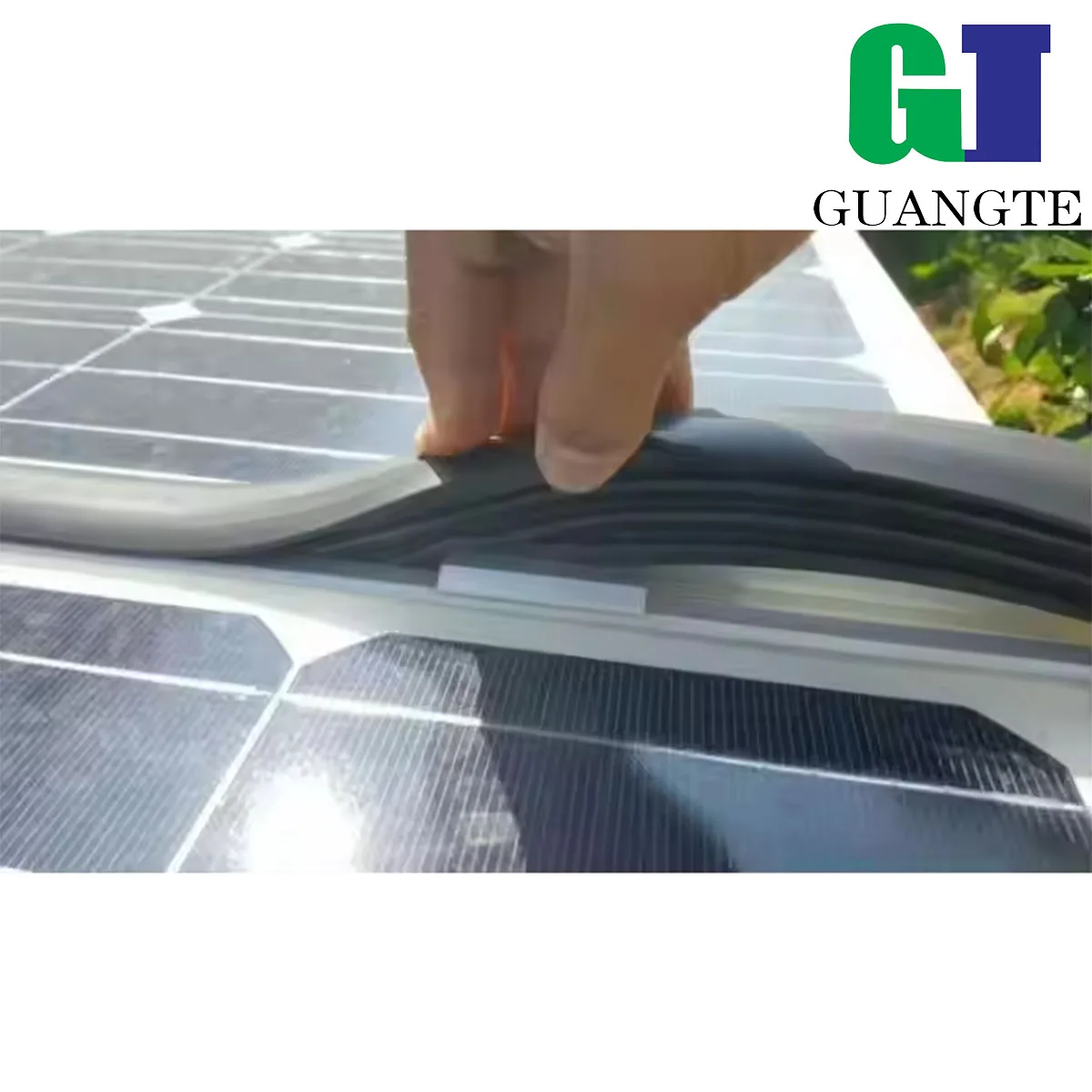 Sealing Strip 1M T-shape Epdm PVC TPE Extrusion Rubber For Solar Photovoltaic Bracket Metal Cable Trench Cover Monocrystalline