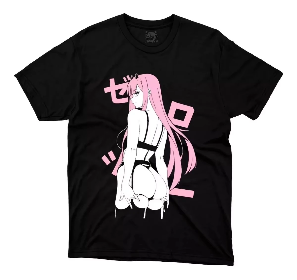 Darling in the Franxx Zero Two Plus Size Streetwear Trendy Cotton Oversized Unisex New Model Personality Clothes T-Shirt Couples