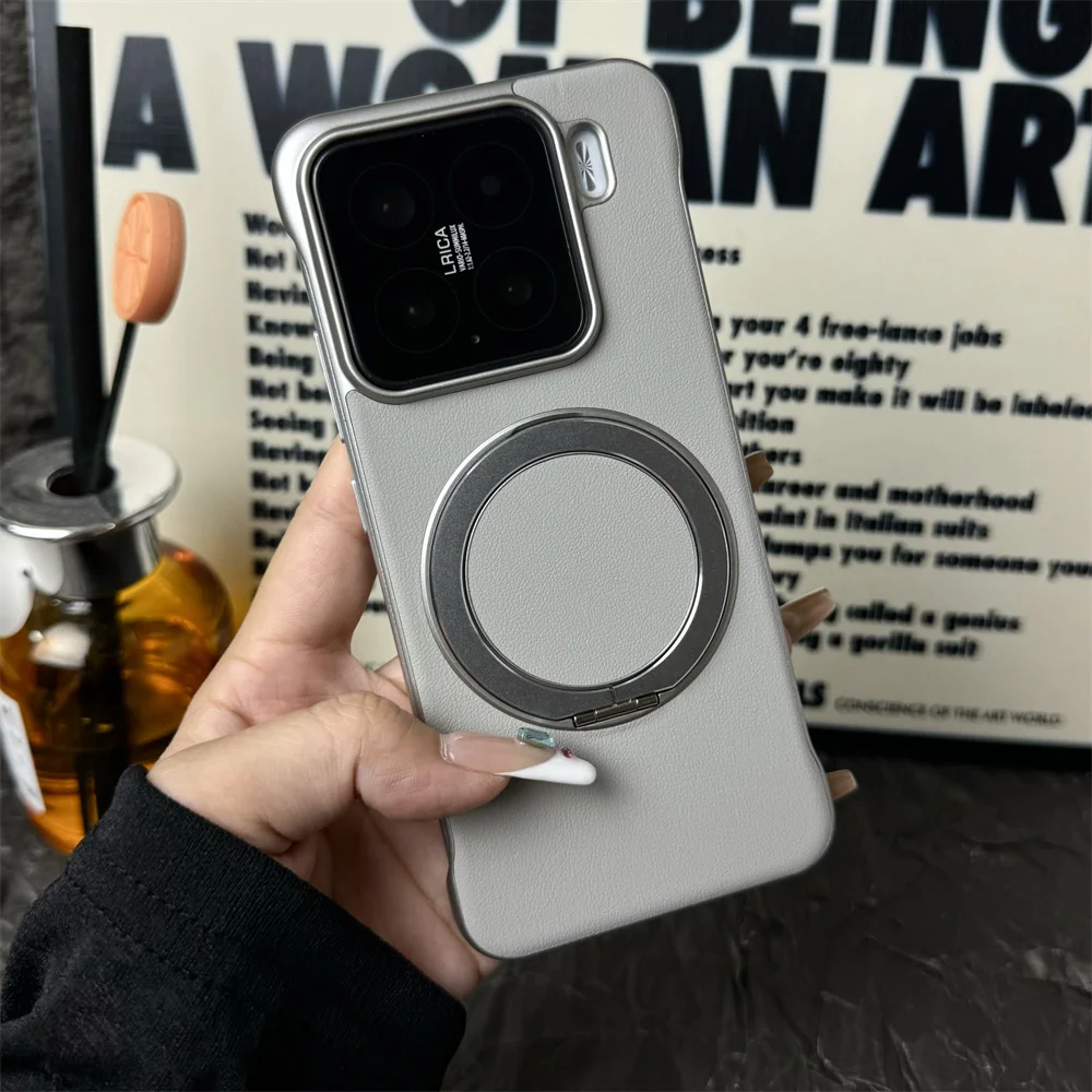 Ultra Thin Magnetic Bracket Phone Case with Invisible Folding Stand