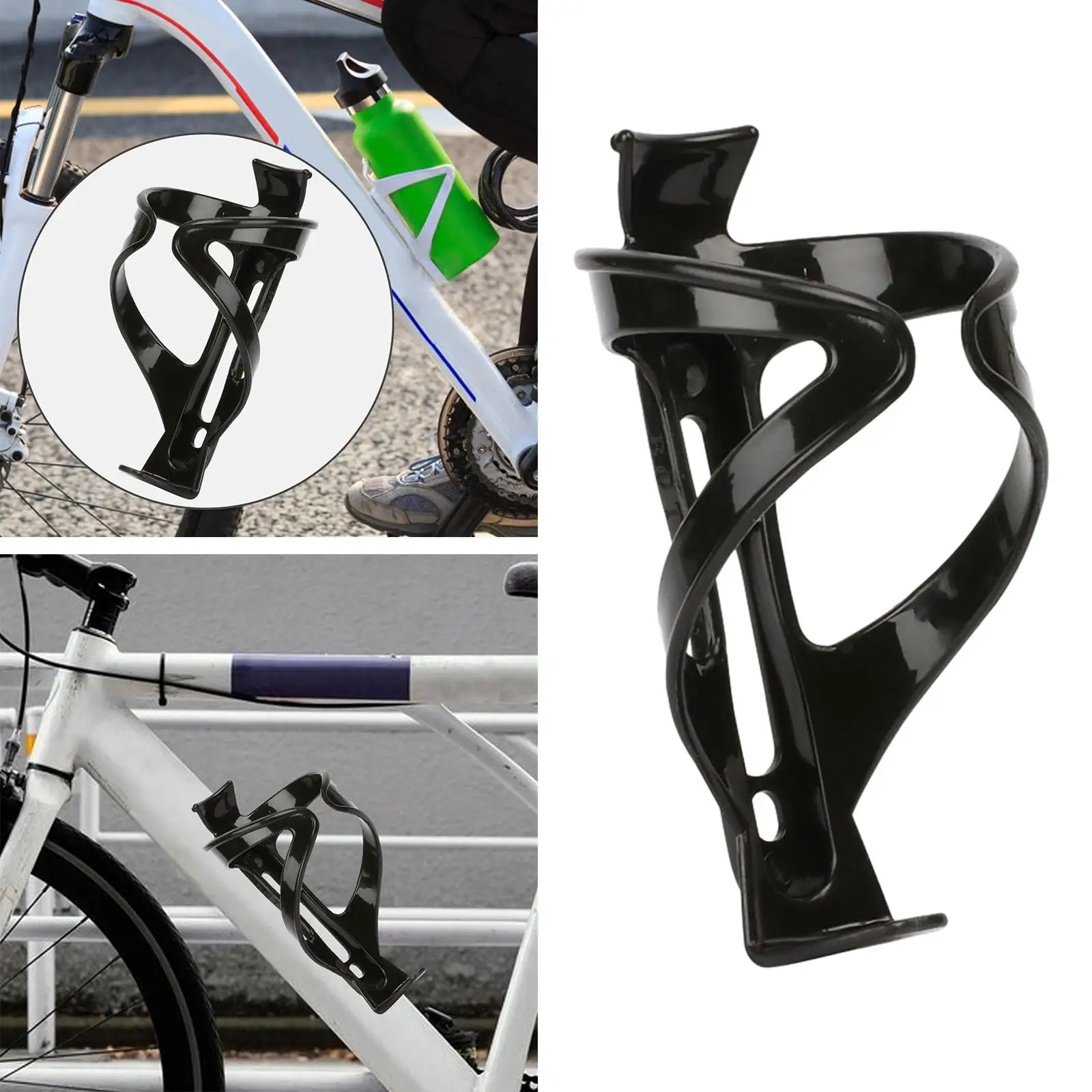 Staffa Portaborraccia Ultraleggera Per Bici Da Bicicletta Per Pc Per Mountain/Bici Da Strada, Nera