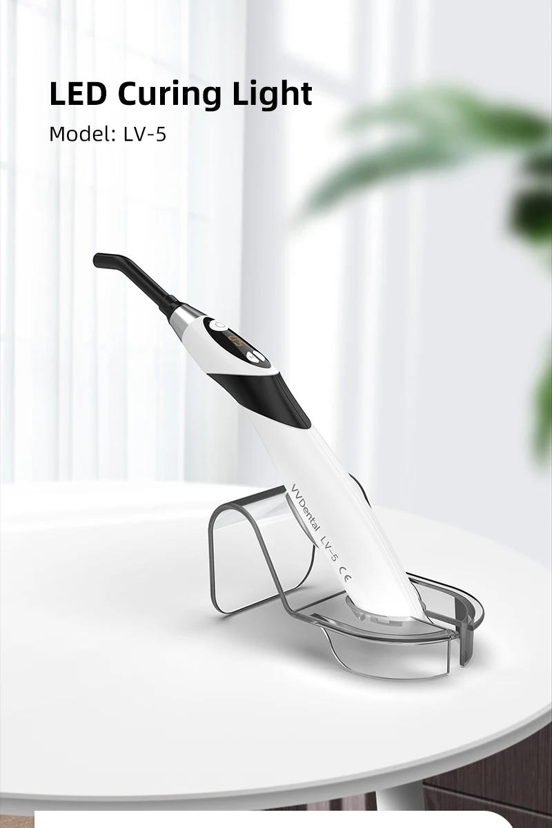 VV Dental LV5 Kabellose LED-Dental-Härtungslampe für Kieferorthopädie und Zahnmedizin - Photopolymer-Harz-Härtungslampe – Detail 1