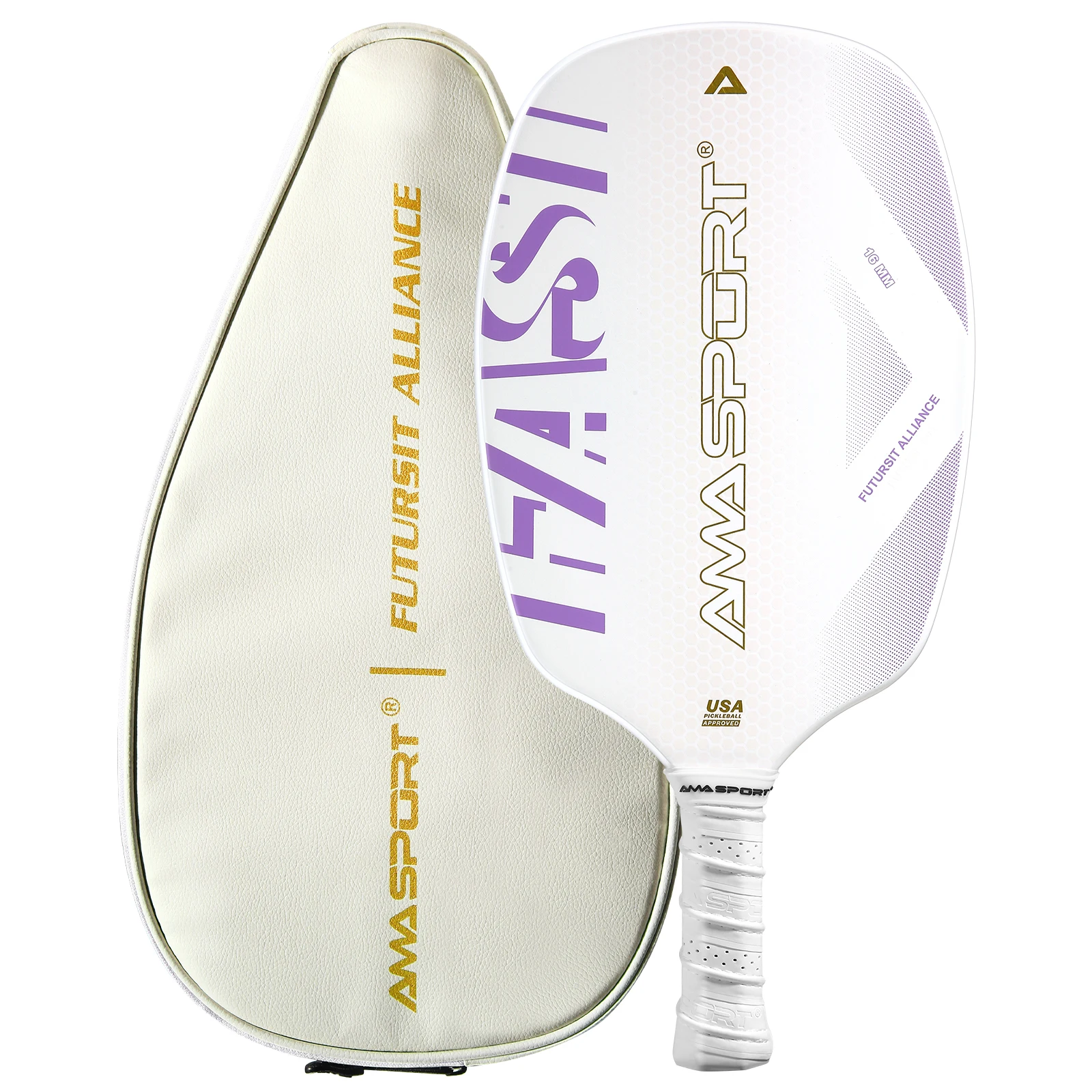 AMASportPickleballPaddleNoiseReducingCHROMALITColorCPASSurface