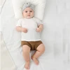 Bamboo Fiber Summer Infant T-Shirt Baby Boys Girls Round Neck Short Sleeve Top Pullover Toddlers Casual Newborns Tees 5
