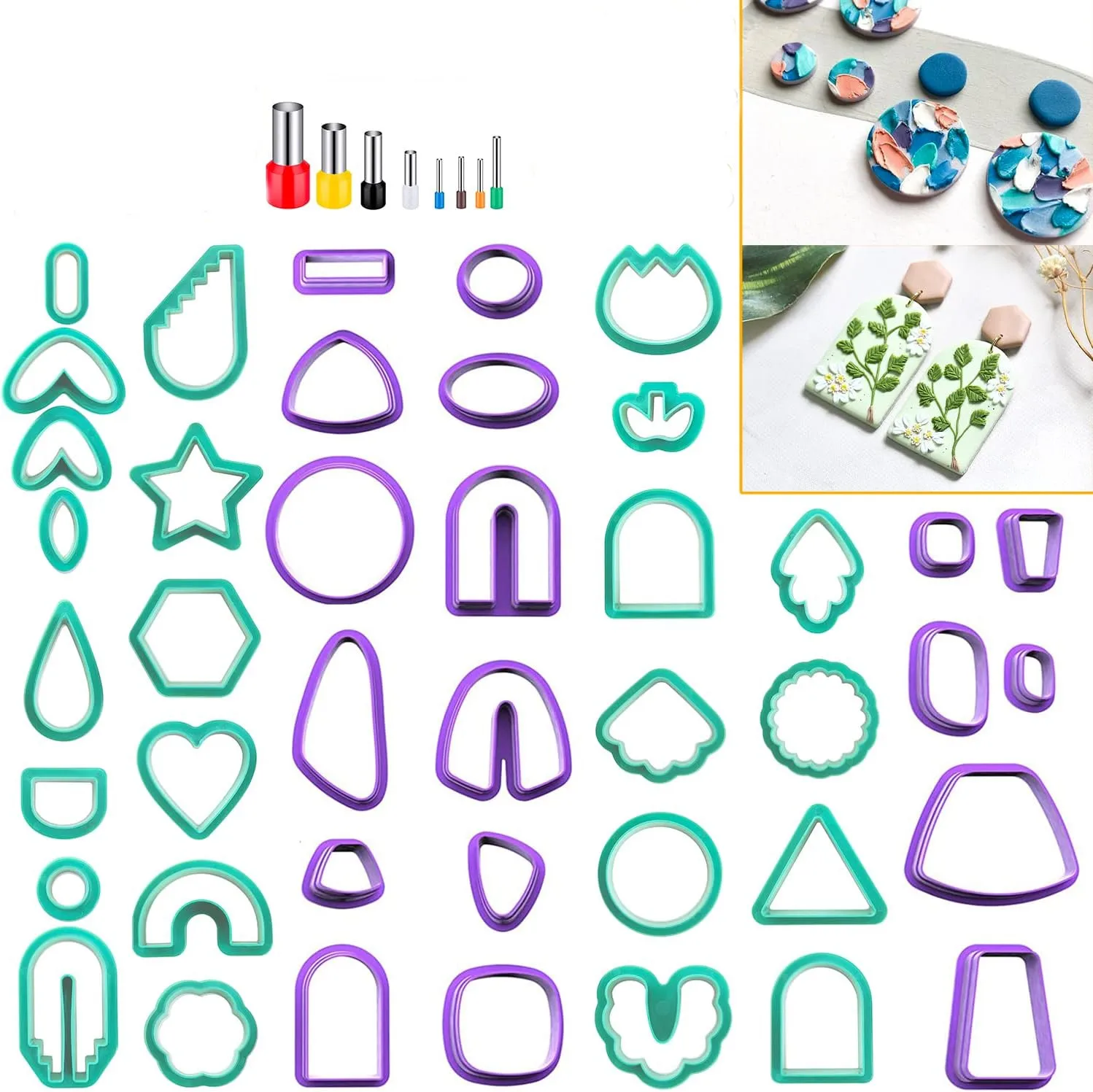 Polymer Clay Cutter & Mold Set 1
